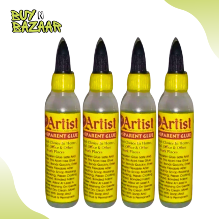 Artist Transparent Glue Pack of 4 – Craft Glue