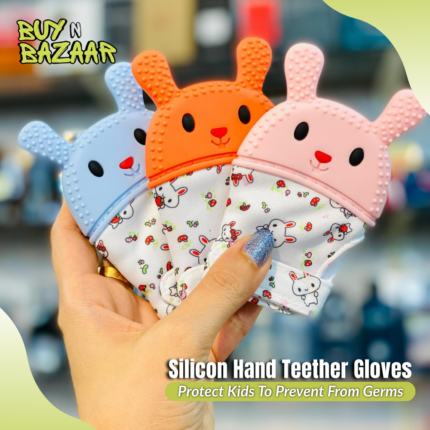 Silicone Hand Teether for Babies – BPA Free