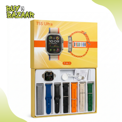T5S Smart Watch with 7 Different Straps