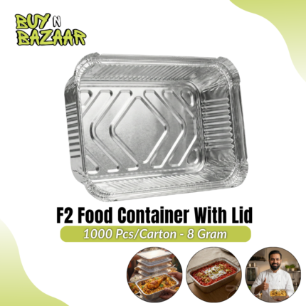 F2 Aluminium Food Container 20pcs