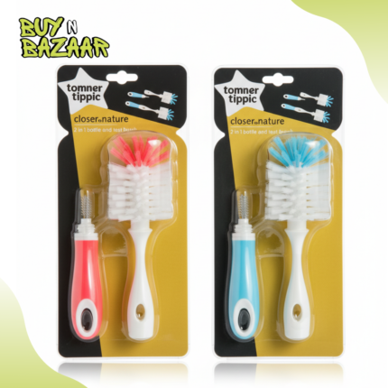 Tommee Tippee Silicone Feeder Brush 2in1 – BPA-Free